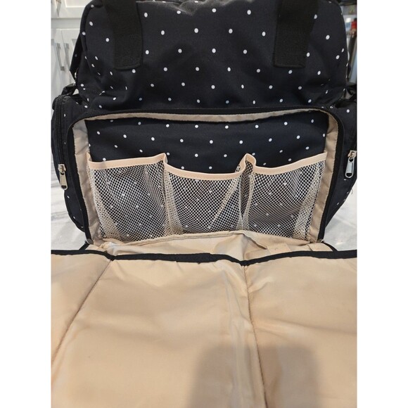 Chuntiani Black w White Polka Dots - Diaper bag - Picture 5 of 15